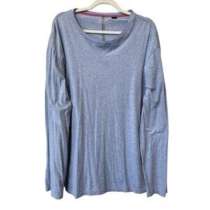 French Connection T Shirt Size XL Crewneck Long Sleeve Pullover Blue Casual Tee